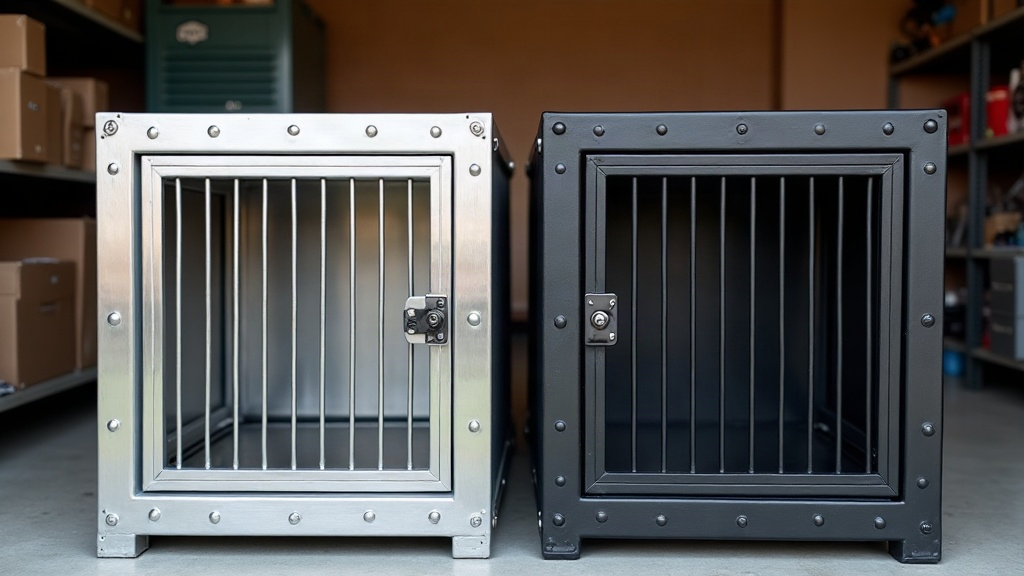Aluminum vs Steel Heavy-Duty Dog Crates: Weight, Strength & Corrosion