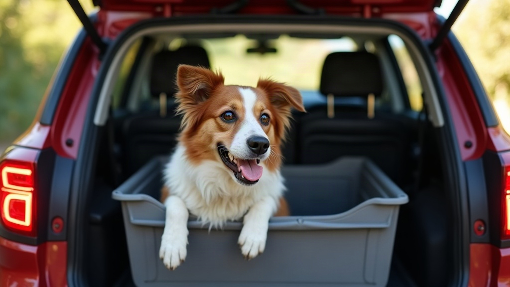 Heavy-duty dog crate installation in vehicle