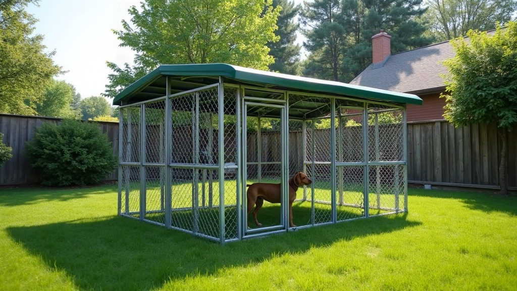 Best Heavy-Duty Covered Outdoor Dog Kennels: Weatherproof Steel